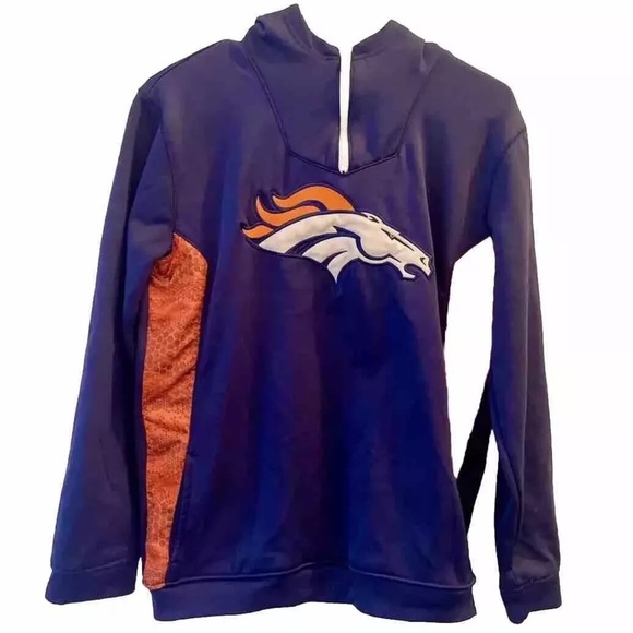 Youth Denver Broncos Hoodie Sweatshirt NFL Team Appeal Logo Sz--M - Picture 2 of 5
